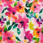 Preview: Double Slub Musselin Haren Bunte Blüten Blüten by Swafing 